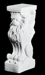 Halv Løvesokkel 69 cm.